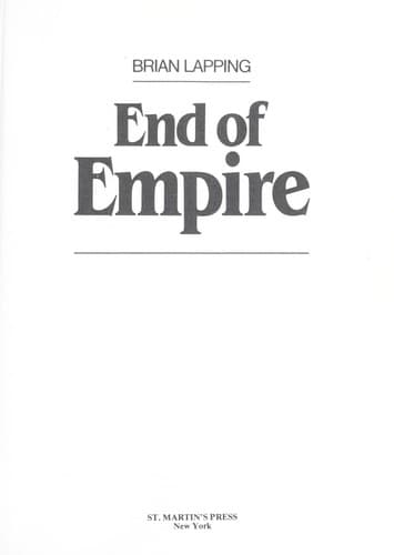 End of empire