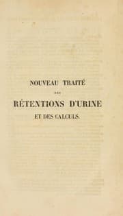 A treatise on retention of urine