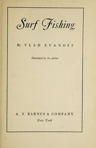 Surf fishing