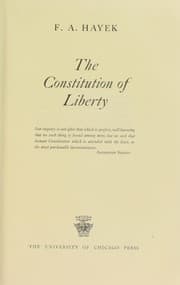 The constitution of liberty
