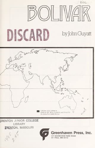 Bolivar (World History Srs)