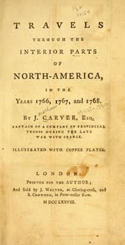 Travels through the interior parts of North America, in the years 1766, 1767, and 1768