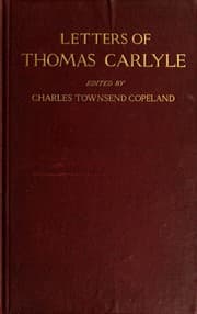 Early letters of Thomas Carlyle