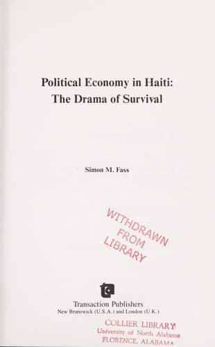 Political economy in Haiti