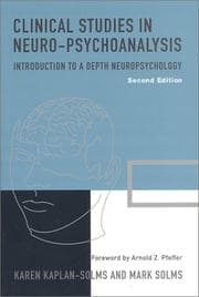 Clinical studies in neuro-psychoanalysis