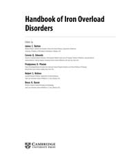 Handbook of iron overload disorders