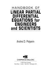 Handbook of linear partial differential equations for engineers and scientists