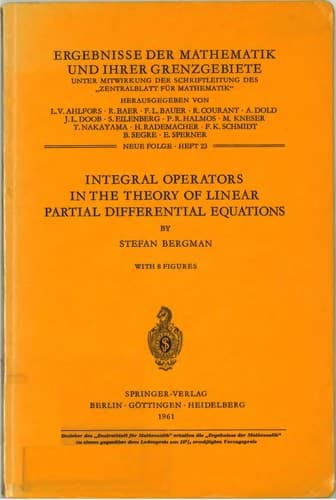 Integral operators in the theory of linear partial differential equations
