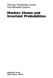 Markov chains and invariant probabilities
