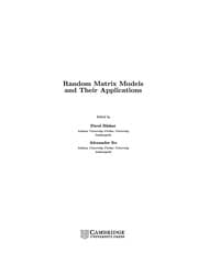 Random matrix models and their applications