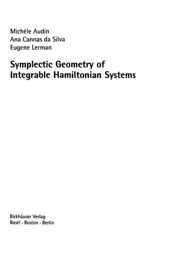 Symplectic geometry of integrable Hamiltonian systems