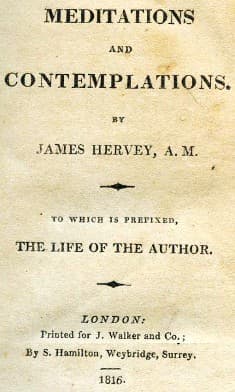 Meditations and contemplations