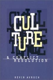 Culture & conflict resolution