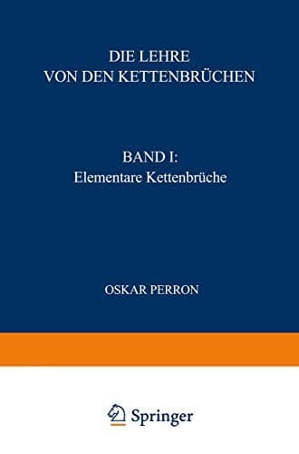 Die Lehre von den Kettenbrüchen