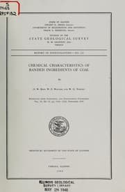 Chemical characteristics of banded ingredients of coal