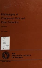 Bibliography of continental drift and plate tectonics