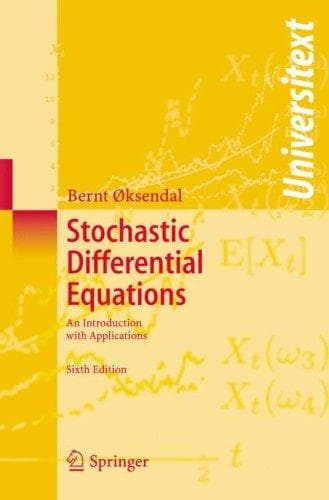 Stochastic Differential Equations