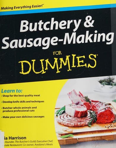 Butchery & sausage-making for dummies