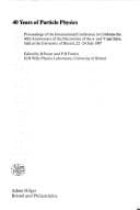 40 years of particle physics