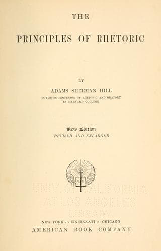 The Principles Of Rhetoric