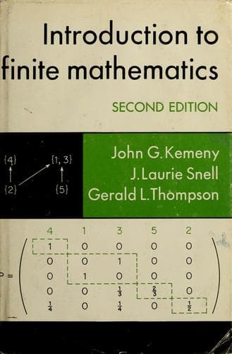 Introduction to finite mathematics