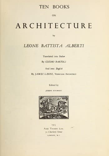 Ten books on architecture