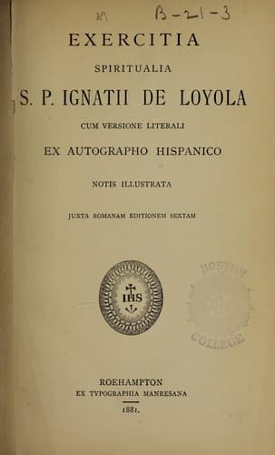 Exercitia spiritualia
